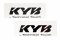 FF Sticker set KYB KYB by TT črna