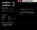 Montažni set za krmilo (balanco) EASTON EXP TH 70 11.9 EXP