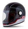 Full face helmet CASSIDA Fibre Jawa Sport black/ silver/ red L
