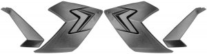 Forehead upper ventilation covers CASSIDA INTEGRAL 3.0 črna par