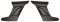 Forehead upper ventilation covers CASSIDA CYKLON črna par