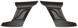 Forehead upper ventilation covers CASSIDA CYKLON črna par