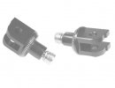 Adapterji za stopalke (Footpeg adapters) PUIG 6342N črna