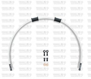 Set zadnjih zavornih cevi Venhill APR-10003RB-WT POWERHOSEPLUS (1 cev v kompletu) White hoses, black fittings